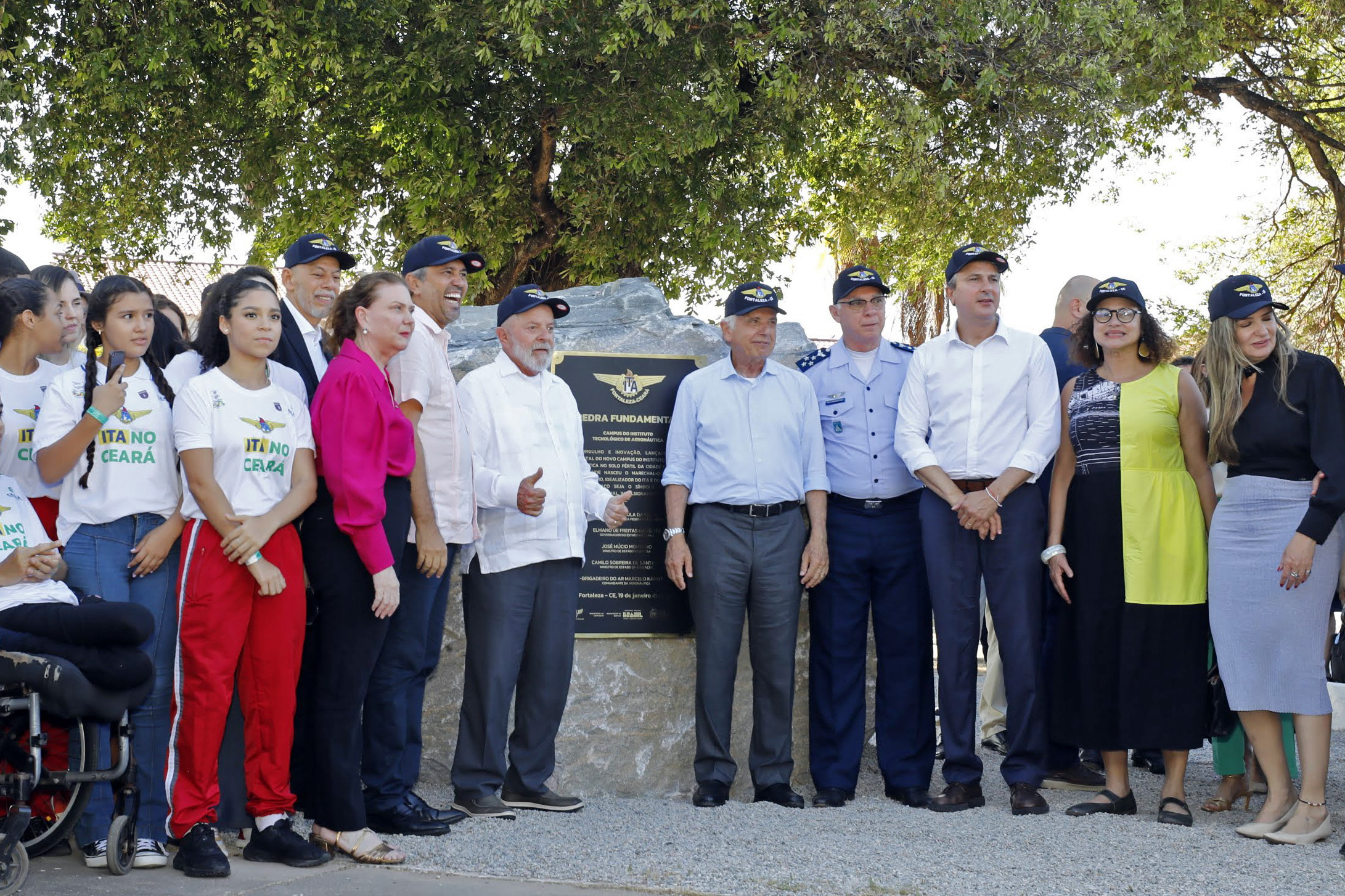 Lançamento da pedra fundamental do campus do ITA em Fortaleza