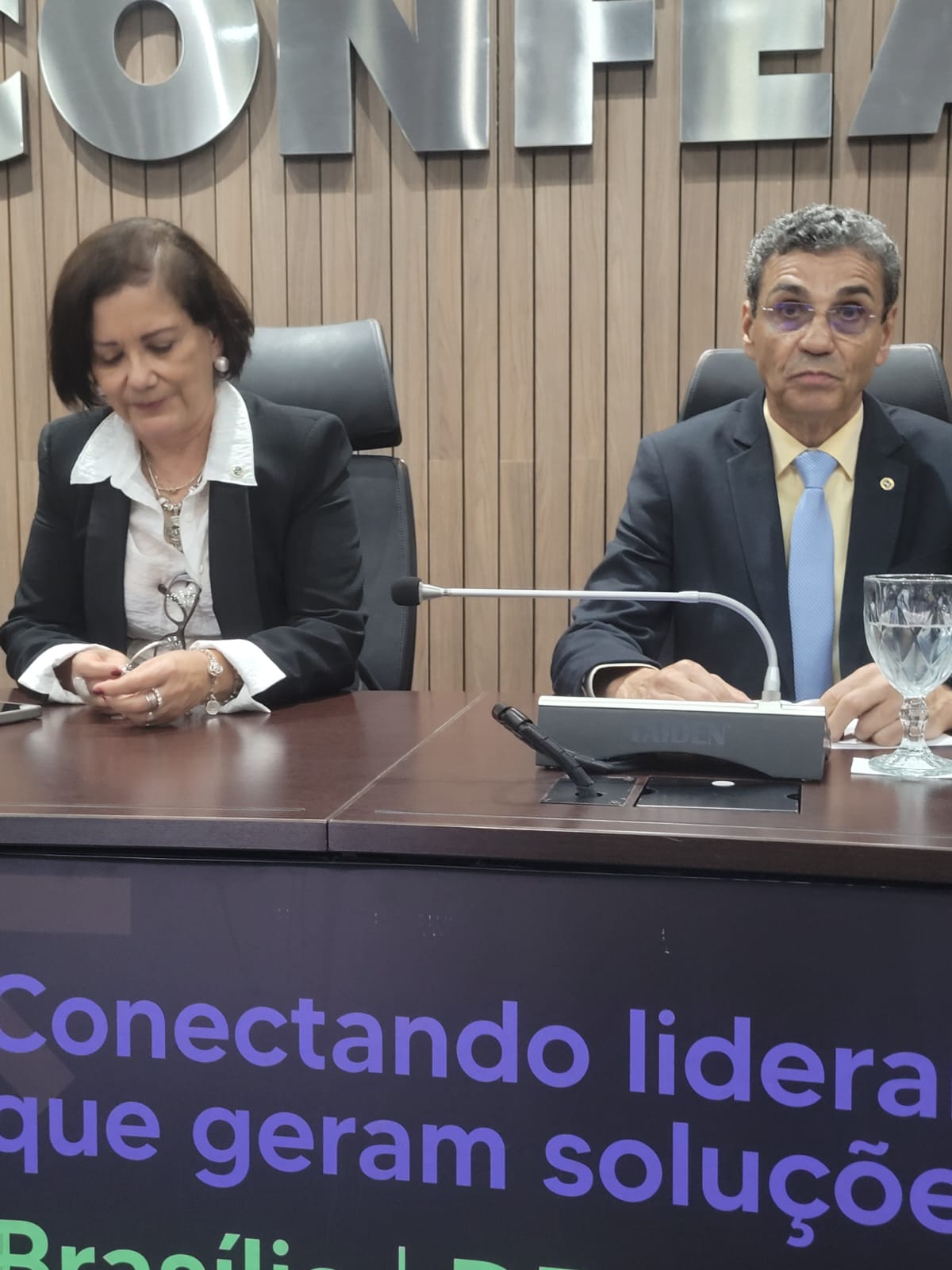 Engenheira eletricista Gláucia Pereira e engenheiro eletricista Ricardo Nascimento assumiram respectivamente a vice-presidência e a presidência da ABEE