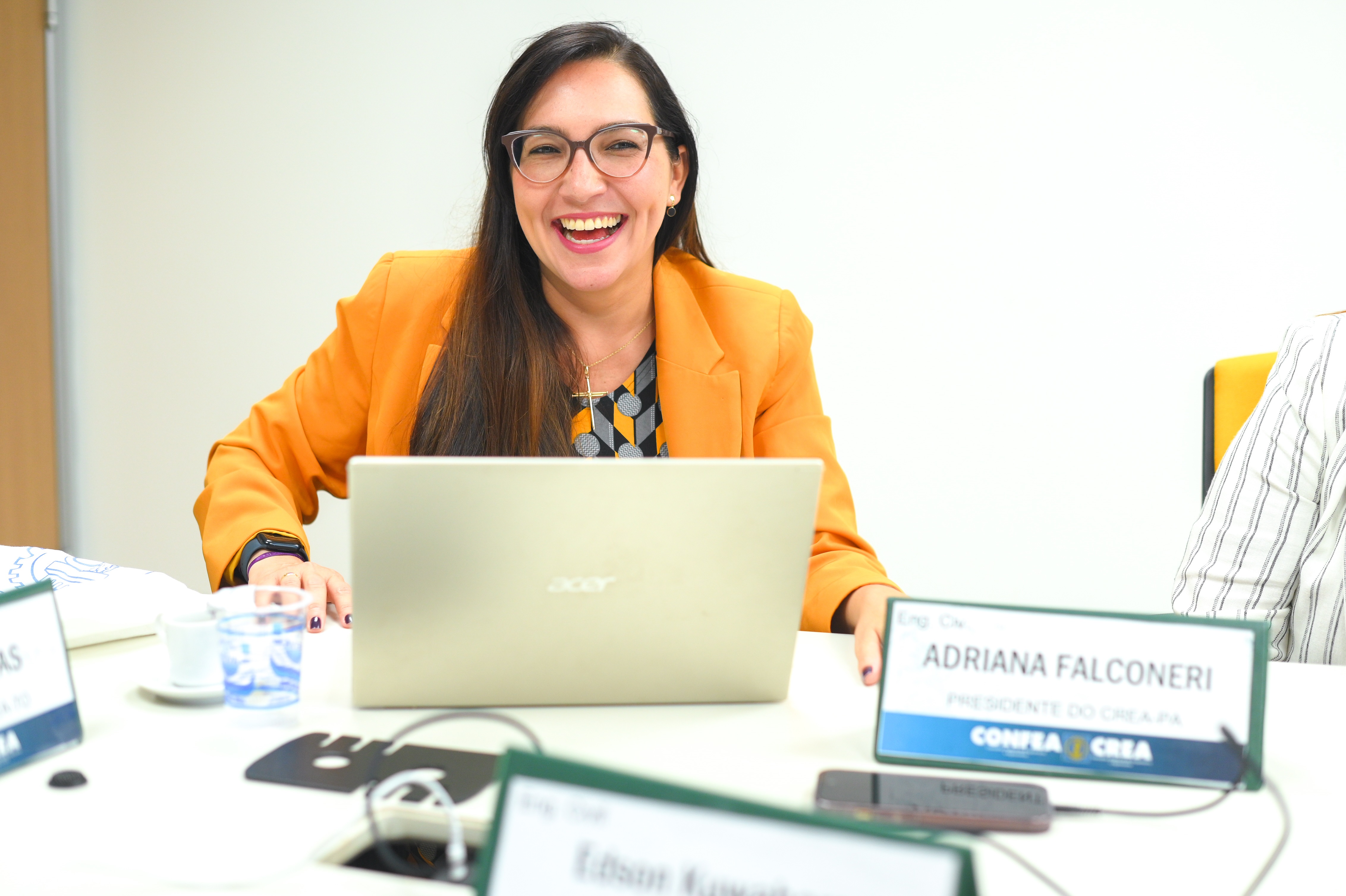 Presidente eleita do Crea-PA, eng. pesca Adriana Falconeri