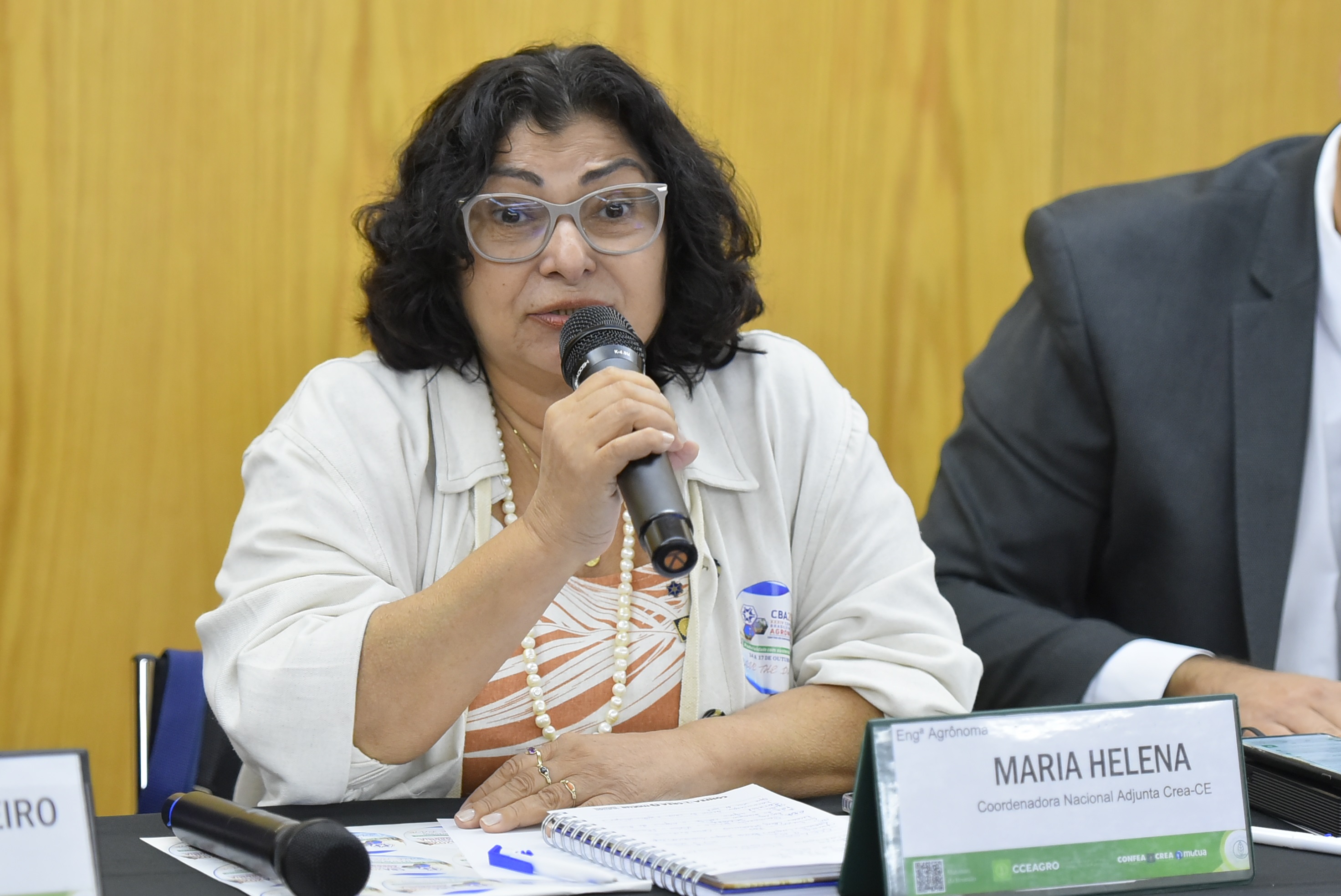 Coordenadora adjunta da CCEAGRO eng. Maria Helena de Araújo