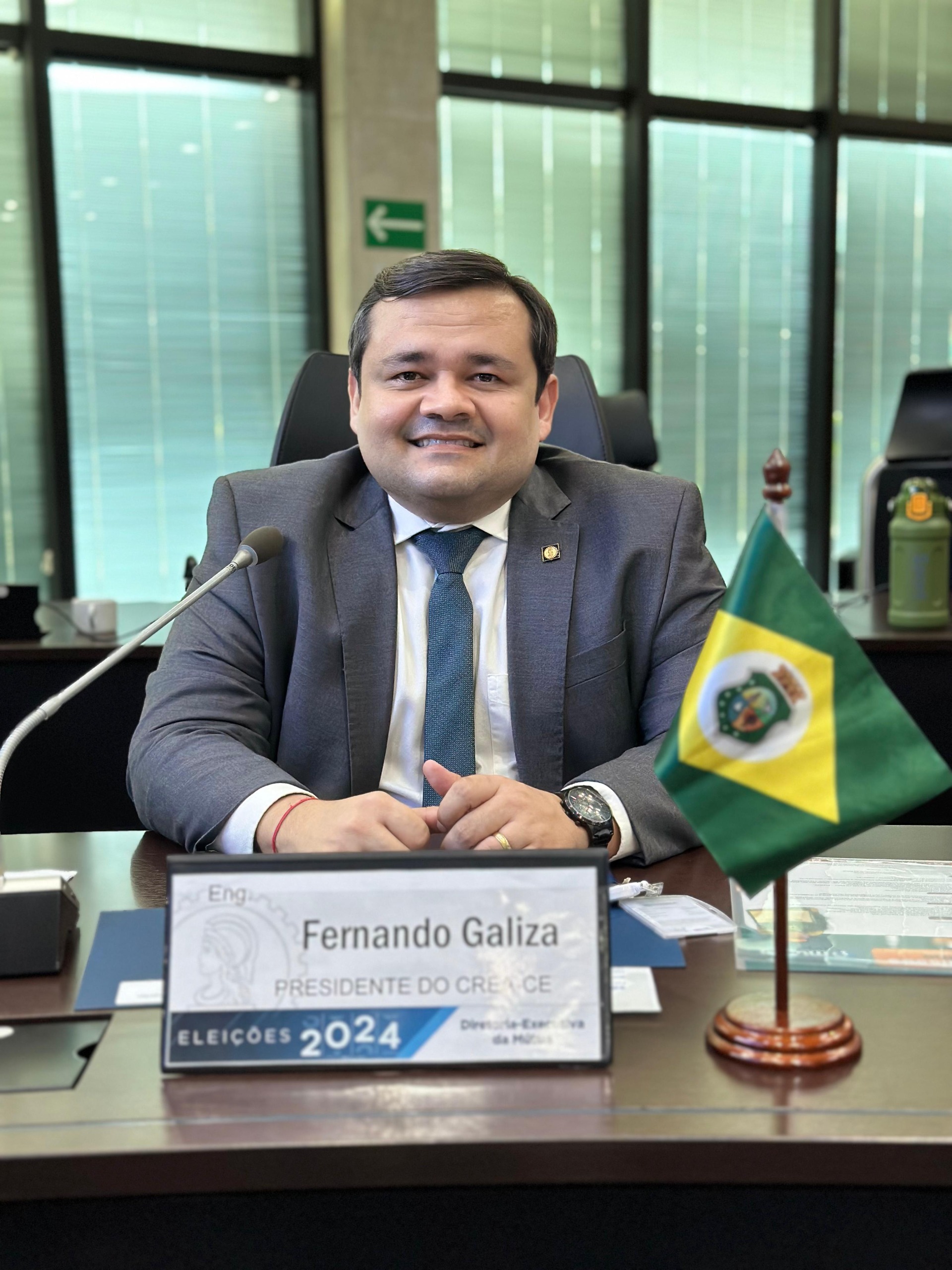 Presidente do Crea-CE, eng. Fernando Galiza