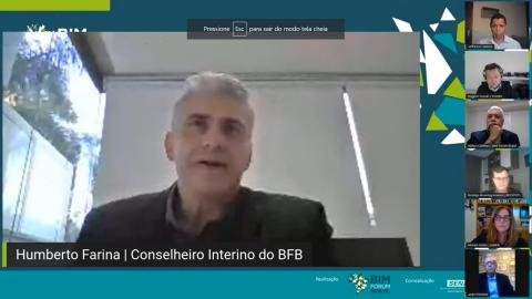 Moderador e conselheiro do BIM Fórum Brasil, eng. civ. Humberto Farina