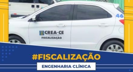 veículo de fiscalização do Crea do Ceará