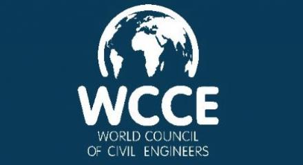 logomarca diz wcce, world council of civil engineers