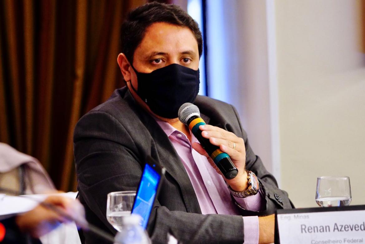 Conselheiro Federal Renan Azevedo, coordenador da Comissão de Ética e Exercício Profissional do Confea