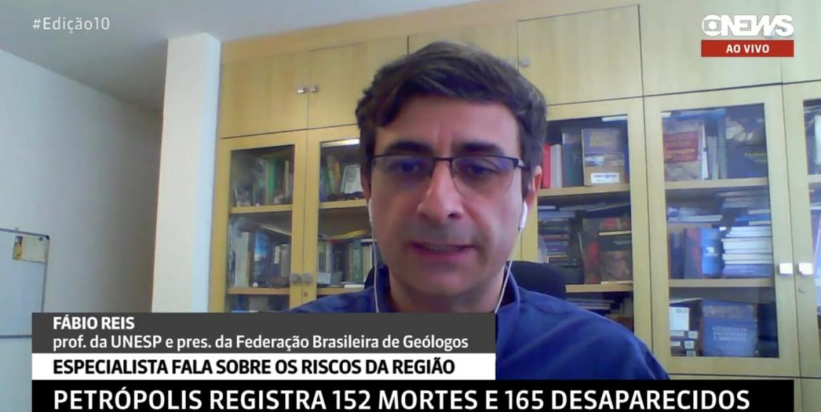 Presidente da Febrageo, Fábio Reis, descreve os principais desafios das áreas de risco como Petrópolis
